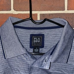 Blue Jos A. bank Polo